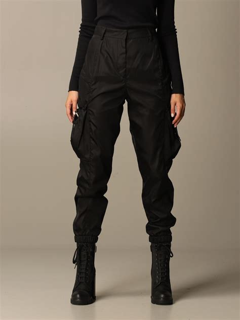 pantalon nylon prada|Prada Pants for Women .